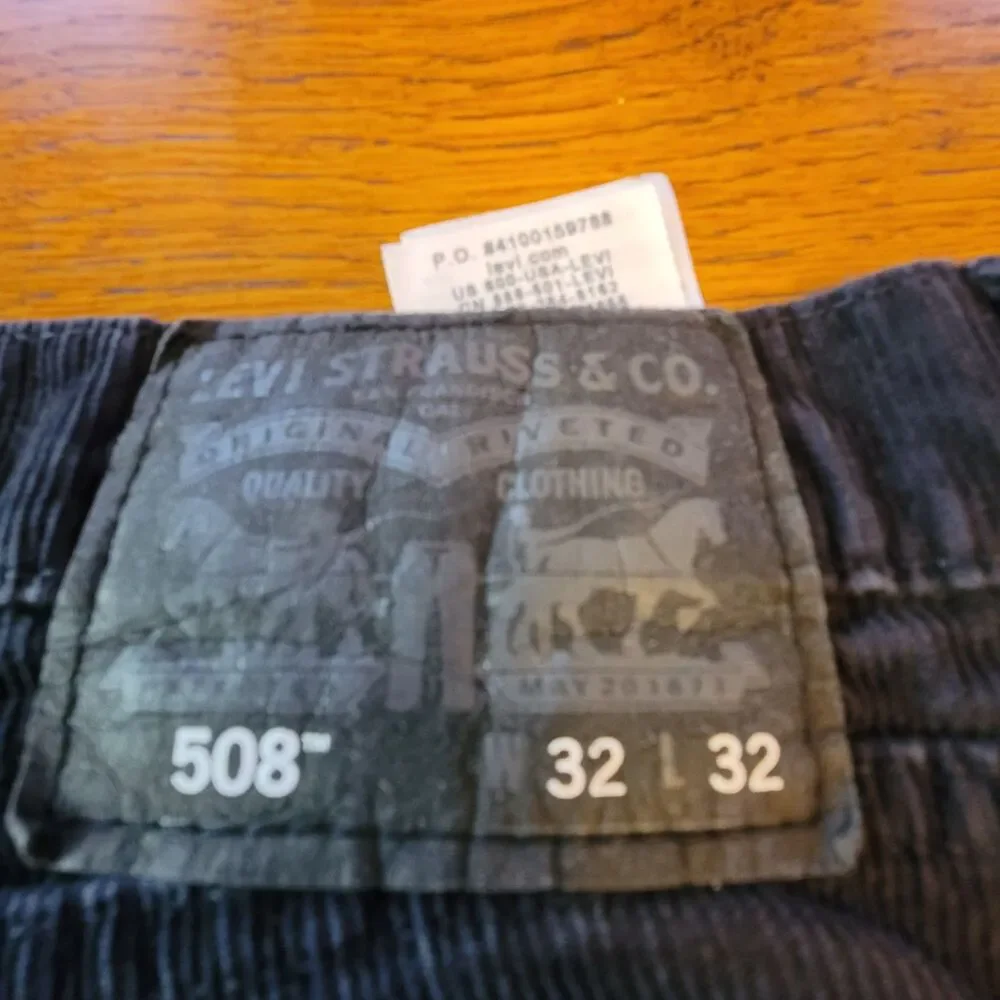 Levi's 508 Corduroy Jeans Dark Blue Straight Fit 32x32